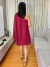 Vestido Curto Crepe Musseline Flor - loja online