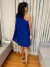 Vestido Curto Crepe Musseline Flor