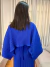 Vestido Plissado com Capa na internet