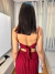 Vestido Plissado com Capa na internet