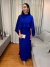 Vestido Plissado com Capa - comprar online