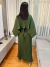 Vestido Plissado com Capa - comprar online