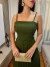 Vestido Plissado com Capa