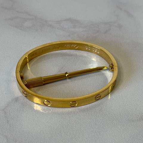 Pulsera esclava de Acero Tornillo Chica modelo hasta 15 cm