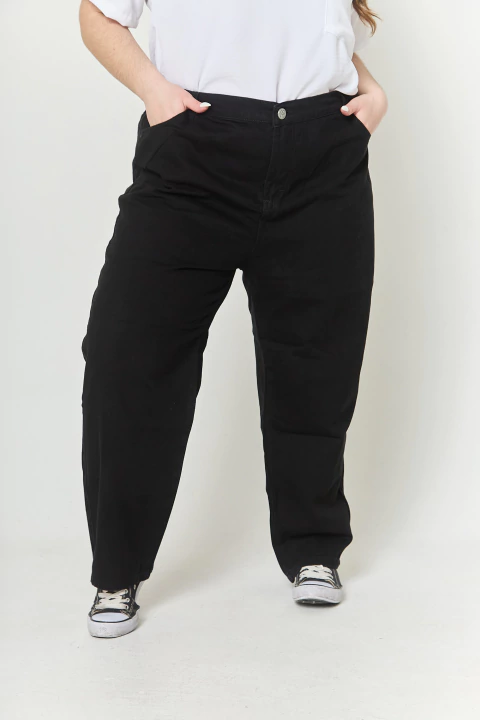 JEANS MOM NEGRO - comprar online