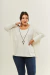 Poncho con collar Alegra - Mytick Curvy