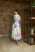 Vestido Tricoline Floral - Sunamita Brand