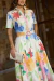 Vestido Tricoline Floral na internet