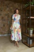 Vestido Tricoline Floral