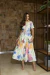 Vestido Tricoline Floral