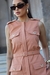 Vestido Sarja Mocha Luzia Fazzolli - Sunamita Brand