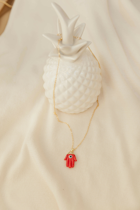 COLGANTE AMULETO ROJO
