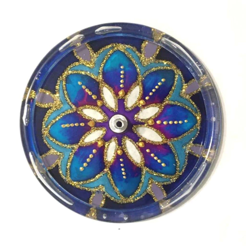 Incensário Redondo flor