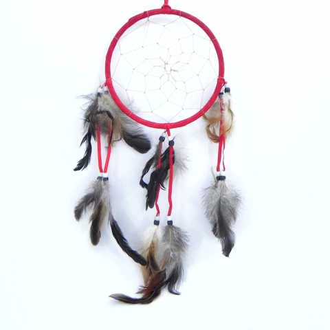 Filtro dos Sonhos Vermelho Grande