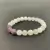 Pulseira De Selenita com Ametista Pedra 8mm na internet