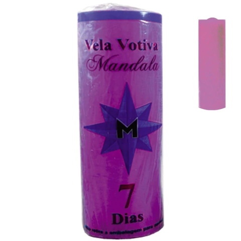 Vela Votiva 7 dias Lilás