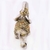 Elefante ouro velho com strass laranja