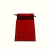 Saco para Tarô Vermelho com Renda Preta