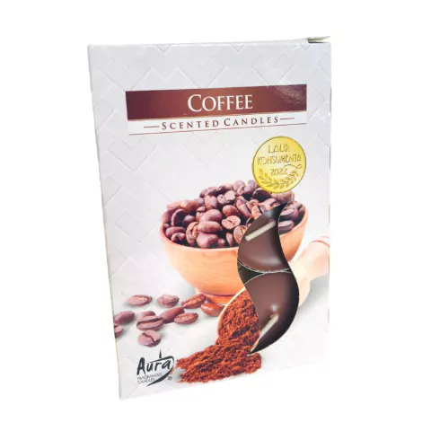 Vela Aromatizada T'light - Café - 6 unidades - comprar online