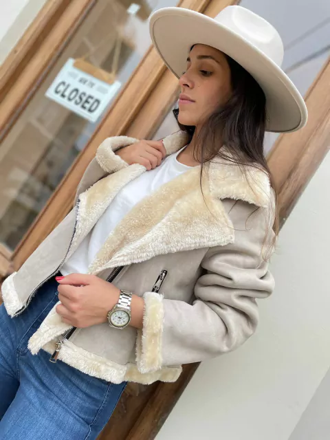 Campera Gamulan Anastasia Vison