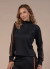 BLUSA SUÉTER BLACK STRIPE