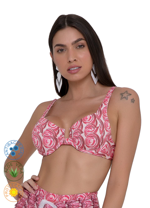 BIQUÍNI TOP SEM BOJO COM ARO