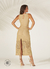 VESTIDO MIDI LARENDA OCRE - comprar online