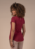 T-SHIRT LONG AEROFLOW MERLOT - comprar online