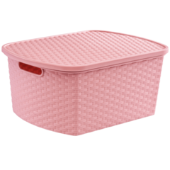 Organizador Capri 15L con tapa - Prego Hogar