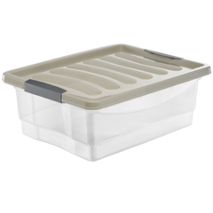 Organizador transparente 23,5 Litros - Prego Hogar