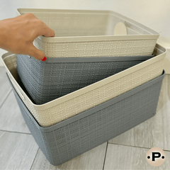 Organizador Yute 12L - Prego Hogar