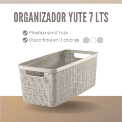 Organizador Yute 7L - Prego Hogar
