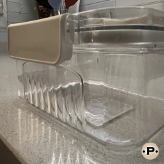 Imagen de Frasco acrilico hermetico 460ml rayado
