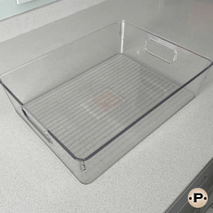 Imagen de Organizador de heladera acrílico rectangular grande