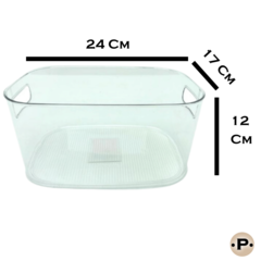 Organizador de heladera acrílico redondo chico - comprar online