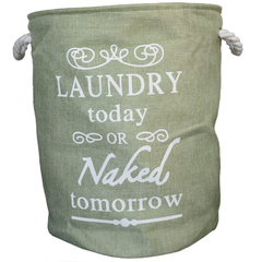 Canasto ropa Laundry Verde