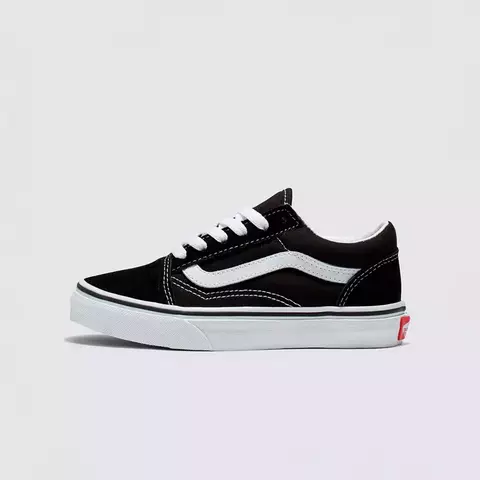 TENIS VANS OLD SKOOL INFANTIL BLACK TRUE WHITE