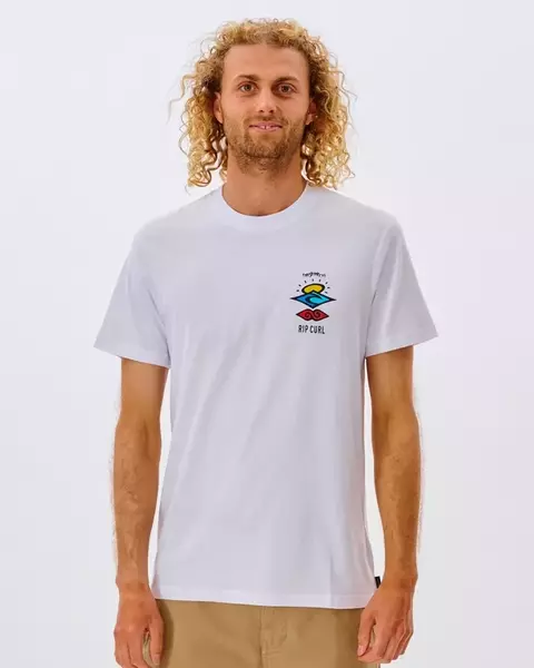 CAMISETA RIP CURL SEARCH ICON BRANCO