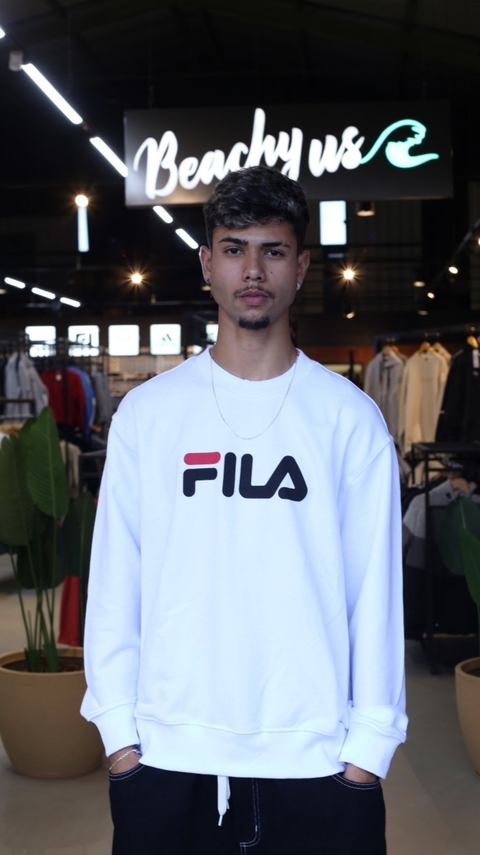MOLETOM FILA COMFORT LETTER III