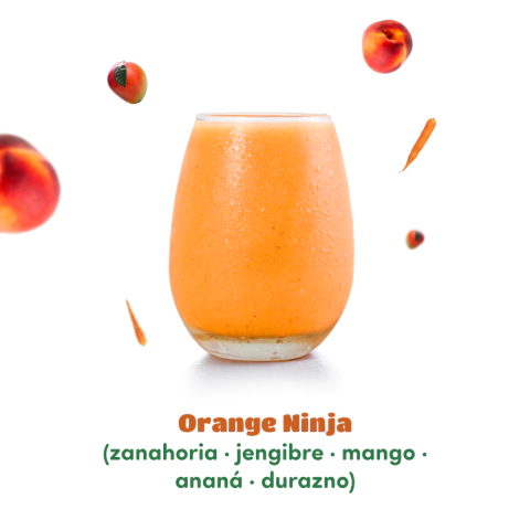 Smoothies Detox - Orange Ninja - 3 Porciones