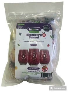 Smooothies 7 - Blueberry Sunset - 3 Porciones - comprar online