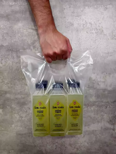 LIMONADAS LISTAS PARA EL CONSUMO NRO 1: JUGO DE LIMON CON JENGIBRE Y MENTA- 500 ml - PACK x 6 UNIDADES