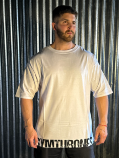 REMERA OVERSIZE WHITE MONDO - comprar online