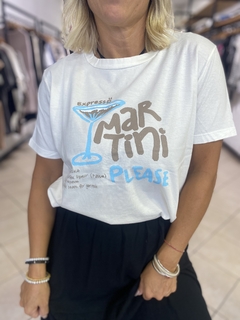 REMERA MARTINI WHITE