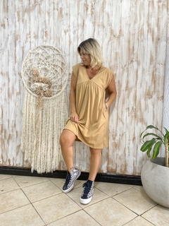 VESTIDO LAIR BEIGE - comprar online