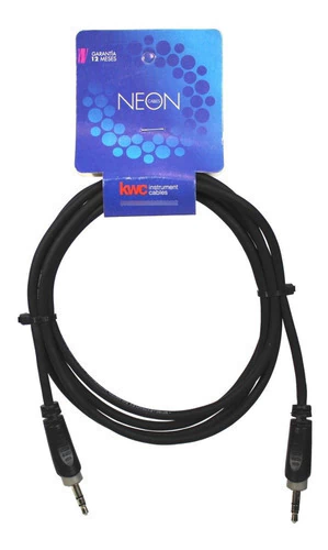 Cable Neon Kwc 3,5 A 3,5 Miniplug Estéreo - 1,5 Metros