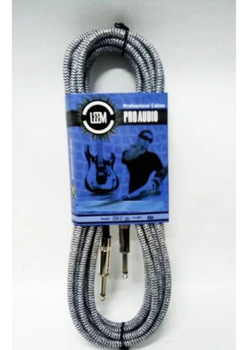 Cable Plug Plug Para Instrumento Leem Snt 20 Textil 6mts