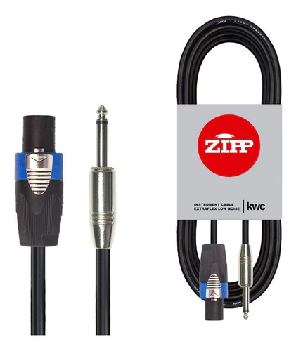 Cable Speakon A Plug Kwc Zipp 9 Metros Para Caja Bafle