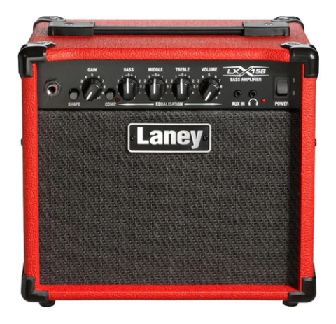 Amplificador Laney De Bajo Lx15brd Rojo 15 Watts Rojo