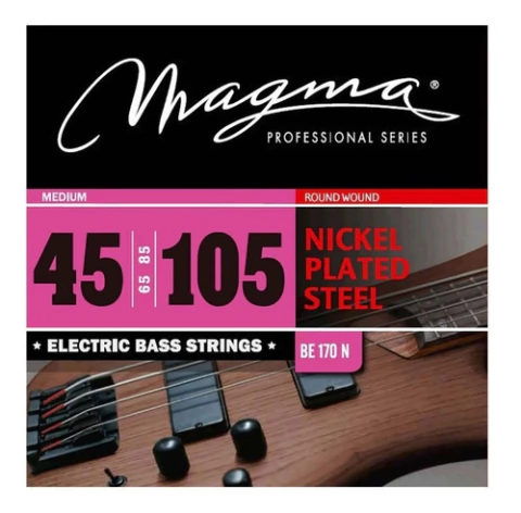 Encordado Bajo Eléctrico 4 Cuerdas 045 -105 Magma Be170n